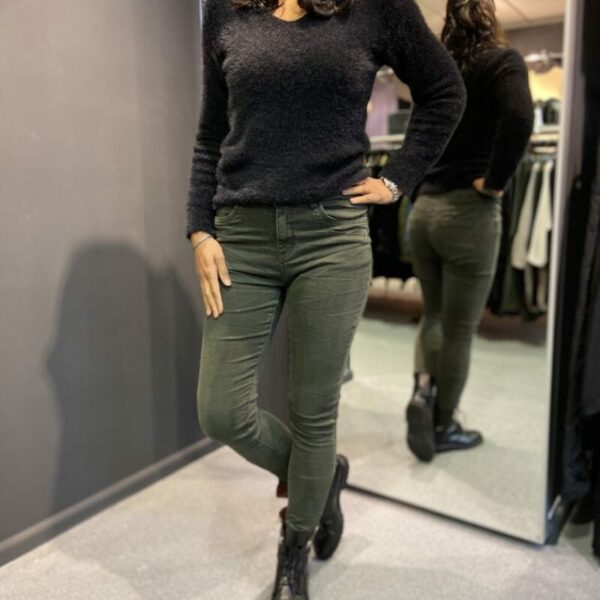 Jewelly jeans leger-groen