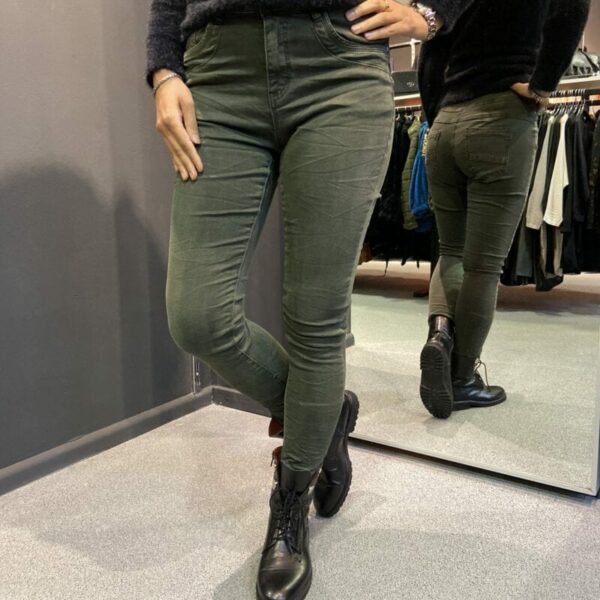 Jewelly jeans leger-groen