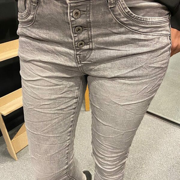 Jewelly Jeans knoopsluiting grijs