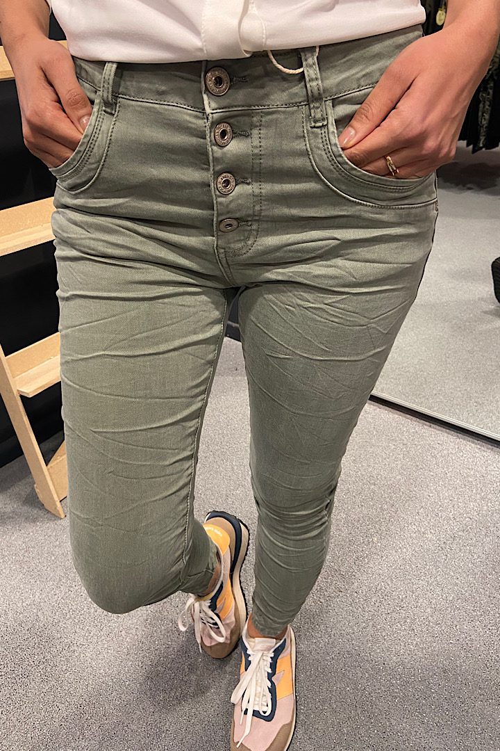 Jewelly Jeans knopensluiting groen