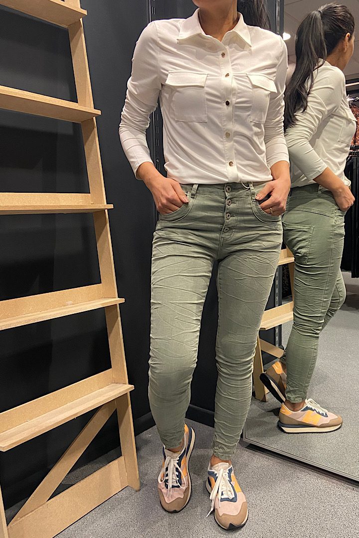 Jewelly Jeans knopensluiting groen