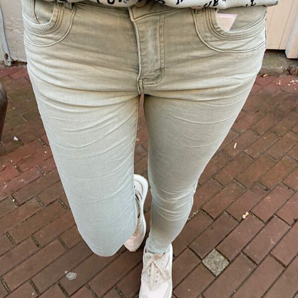Jewelly Jeans ritssluiting groen