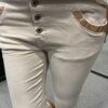 Jewelly (Lexxury) Capri jeans beige