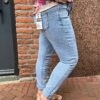 Monday premium slijtage plekken jeans blauw