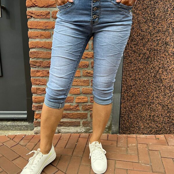 jewelly jeans capri lichtblauw