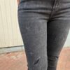 VS Miss high waist jeans met slijtage zwart