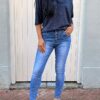 Jewelly Jeans knopensluiting lichtblauw