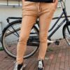 Musthave Travelstof broek camel