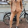 Musthave Travelstof broek camel