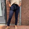 Basic stretchbroek donkerblauw One size 38/42