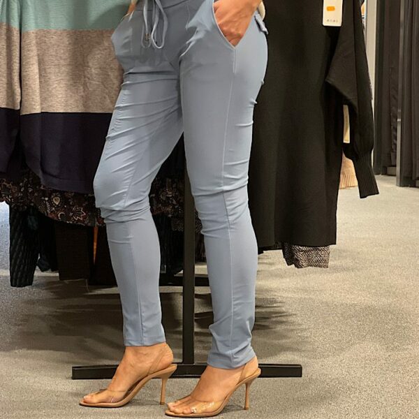 Musthave Travelstof broek lichtblauw