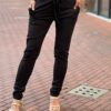 Travelstof broek ´Made By Milaan´ zwart