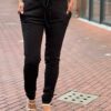 Travelstof broek ´Made By Milaan´ zwart