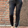 Travelstof cargo broek Made by Milaan zwart