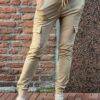 Travelstof cargo broek Made by Milaan camel