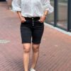 Jewelly jeans short zwart