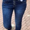 Jewelly Jeans fancy knopensluiting donker blauw