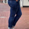 Karostar jogging jeans donkerblauw