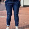 Karostar jogging jeans donkerblauw