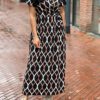 Travel Jurk “Maya” zwart onesize 36/42