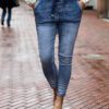 Melly & Co baggy jeans blauw