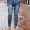 Melly & Co baggy jeans blauw