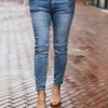 Melly & Co baggy jeans blauw