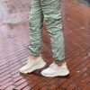 Cargo stretchbroek groen One size 38/44