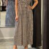 Travel Jurk “Mara” zwart/blauw onesize 36/42