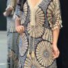 Viscose lange jurk Hailey zwart