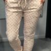 Travelstof broek “Made by Milaan” beige