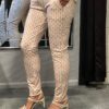 Travelstof broek “Made by Milaan” beige