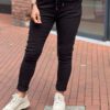 Basic Stretchbroek zwart one size 38/42