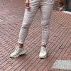 Basic stretchbroek beige One Size 44/48