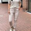 Basic Stretchbroek beige One Size 38/42