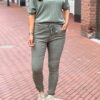 Basic Stretchbroek groen One Size 38/42