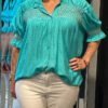 Blouse Issyma turquoise