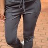 Travelstof broek ´Made By Milaan´ grijs