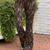 ´BY Swan´ Flared broek printed zwart