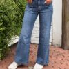 Jewelly jeans wide leg blauw