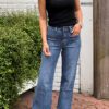 Jewelly jeans wide leg blauw