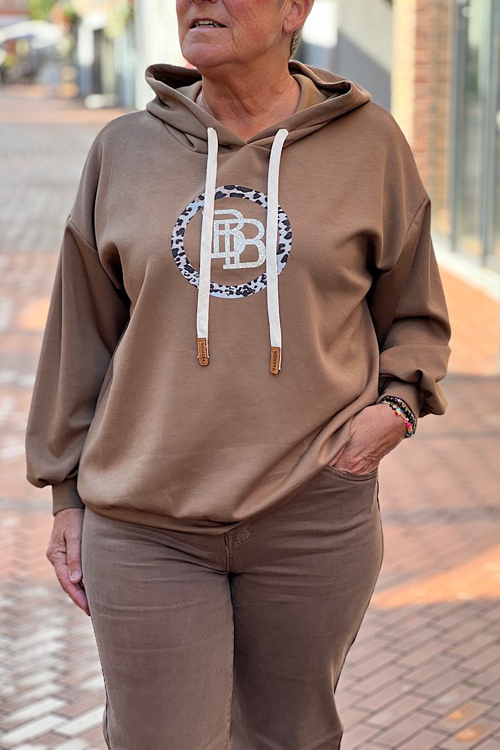 Oversized Hoodie bruin