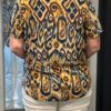 Travel blouse korte mouwen met print patrol