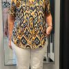 Travel blouse korte mouwen met print patrol