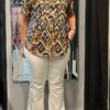 Travel blouse korte mouwen met print patrol