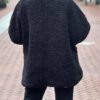 Poncho Oversized zwart