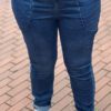 Karostar jog jeans met kordje blauw