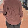 Travel blouse bruin