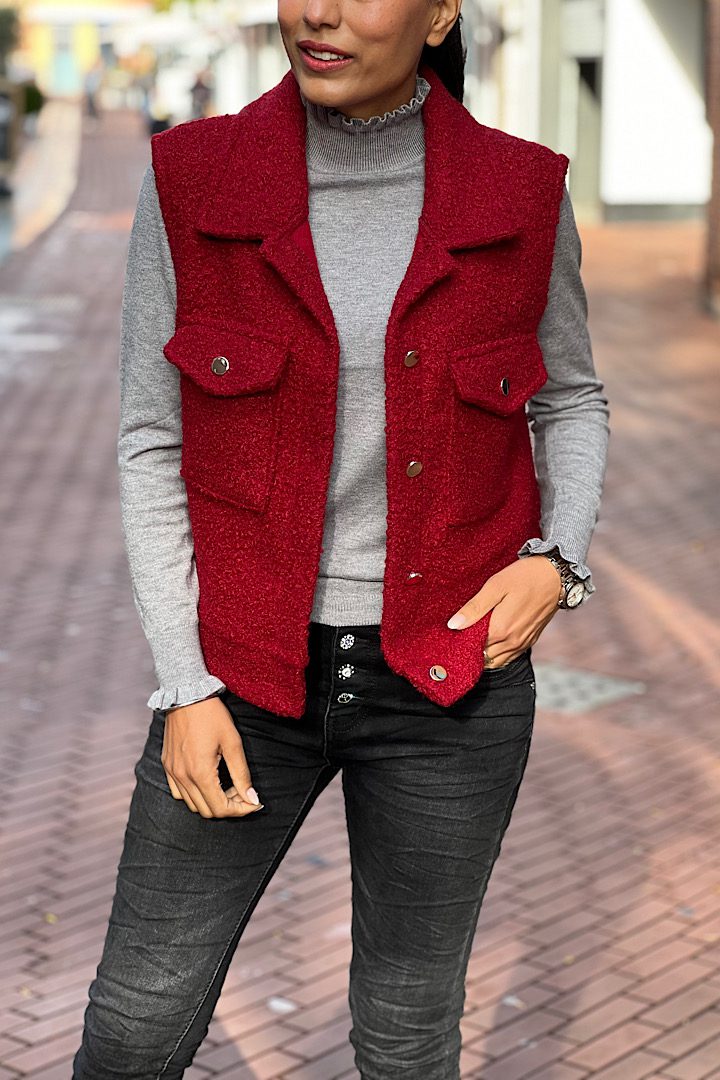 Gilet Musthave met knopen