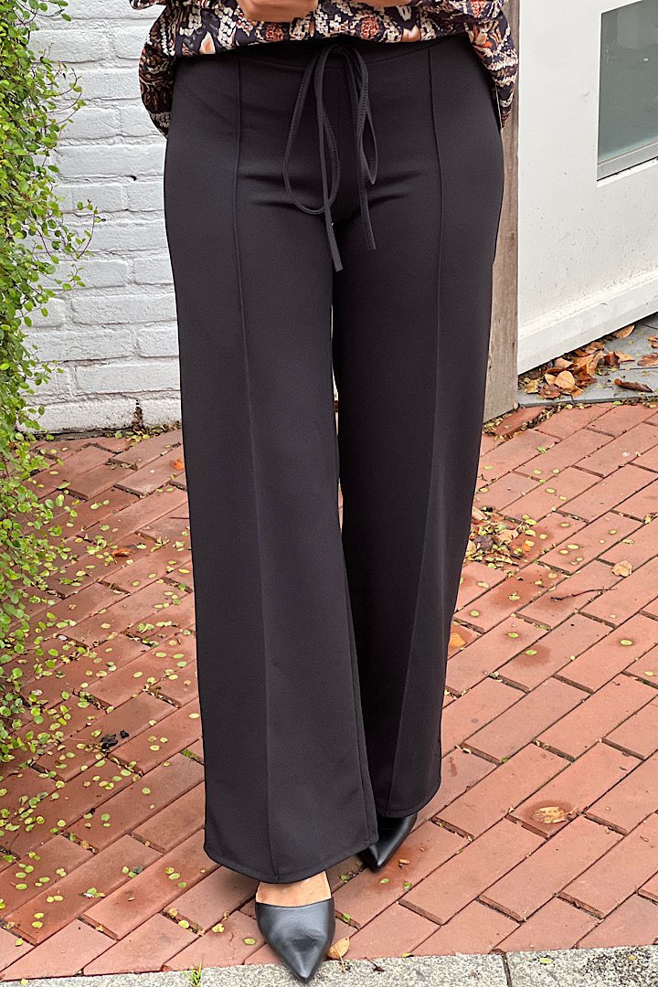 Wide Leg Broek met Naad